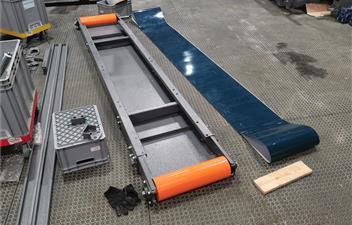 Ленточные конвейеры для перемещения грузов между технологическими участками
