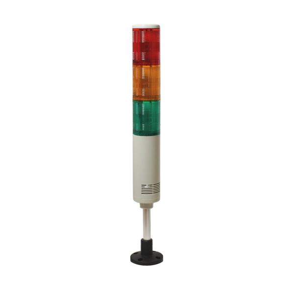 Светосигнальная светодиодная колонна в комплекте (красный, желтый, зеленый, звуковая). Комплектация конвейеров и транспортеров